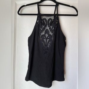 Free people mesh beaded too